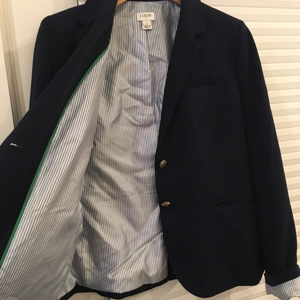 JCREW Schoolboy Blazer - NAVY, Size 12